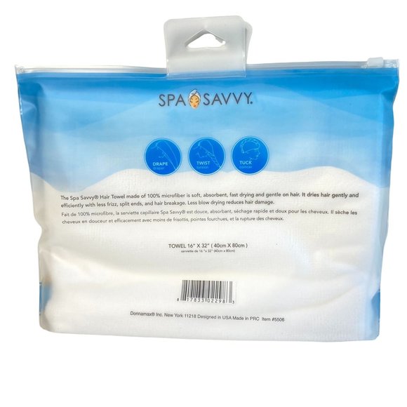 Spa Savvy Gift Pack 3 Razors 1 Hair Towel 30 Cosmetic Sponges Girls Gift Party - Picture 3 of 8
